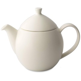 FORLIFE Dew Teapot with Basket Infuser, Natural Cotton, 32 oz/946ml