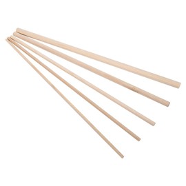 CHICIRIS Wooden Sticks, 10pcs Wooden Dowel Rod, DIY Wooden Arts Craft Sticks Dowels Pole Rods Sweet Trees Wood Tool for Crafting, Wooden Craft Sticks, Craft Wood Dowels(4MM*30CM)