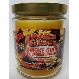 Smoke Odor Exterminator 13 oz Jar Candles Peace & Love