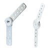 Ouitble Hinges, Pack of 2 Furniture Hinges, Adjustable Angle Hinge,