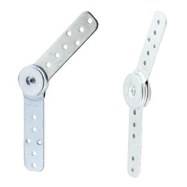 Ouitble Hinges, Pack of 2 Furniture Hinges, Adjustable Angle Hinge, Automatic Reset Function, Hinge Angle Adjuster, Suitable for Sofa, Bed, Cabinet, Deck Chair