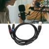 Dual 1/4 Inch to XLR Male Y Splitter Cable XLR
