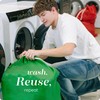 Nylon Laundry Bag - Locking Drawstring Closure and Machine Washable.