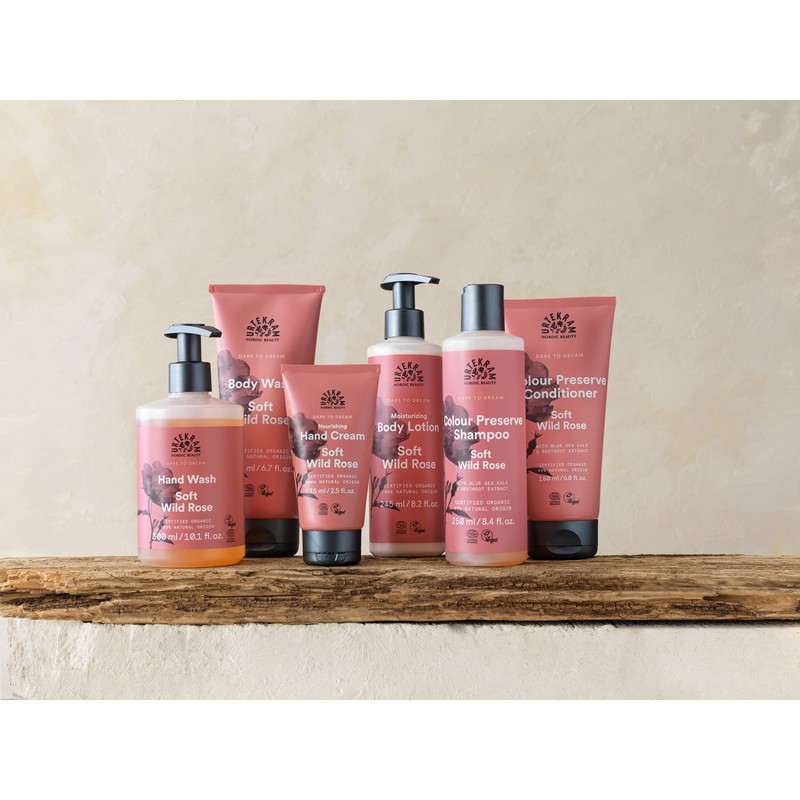 URTEKRAM Soft Wild Rose, Body Wash, 500 ml (1)