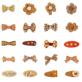 Baby Hair Clips - 20PCS Toddler Hair Clips, Hair Accessories for Girls, Kids Hair Accessories for Girls, Toddler Hair Clips, Baby Girl Hair Accessories, Cute Bow Bangs Accessories for Baby Headdress