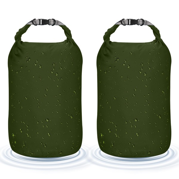 Desoto Waterproof Dry Bag 2 packs, 2L/5L/10L/20L/40L/70L Dry Sack Lightweight