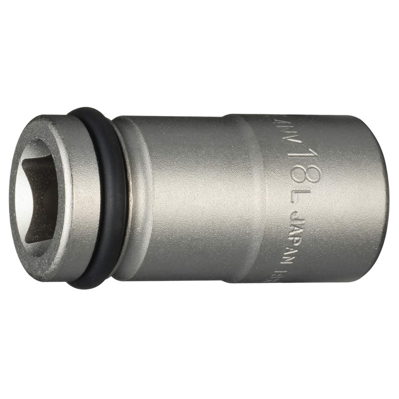 TONE HP4NV-18L Long Socket for Impacts, 0.5 inch (12.7 mm)