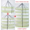 HORTIPOTS Herb Drying Rack 3 ft Hanging Dry Net 36