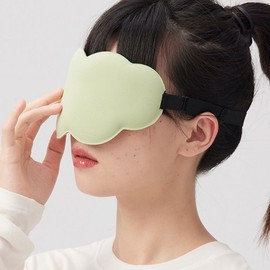 Cloud Blackout Eye Mask Sleep Mask Mochi 5D Silk Eye Mask Blackout Sleep Eye Mask Eye Mask Blindfold Travel Sleep Mask Sleeping eye mask green 6ea