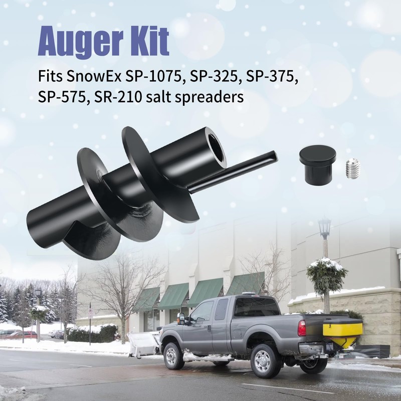 Vanshly Auger Kit for SnowEx 75615 D6075 D6122 Salt Spreader
