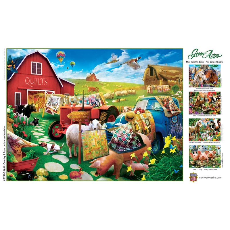 Master Pieces Rompecabezas EZ Grip de 300 Piezas – Quilt