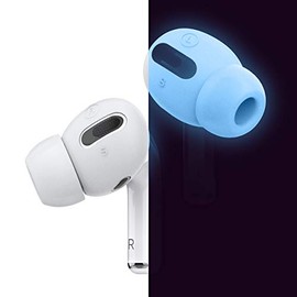 elago [6 Pairs] AirPods Pro Ear Tips with Integrated Earbuds Cover Designed for AirPods Pro, Fit in The Case, Anti-Slip, [3 Sizes: Large + Medium + Small] [US Patent Registered] (Nightglow Blue)