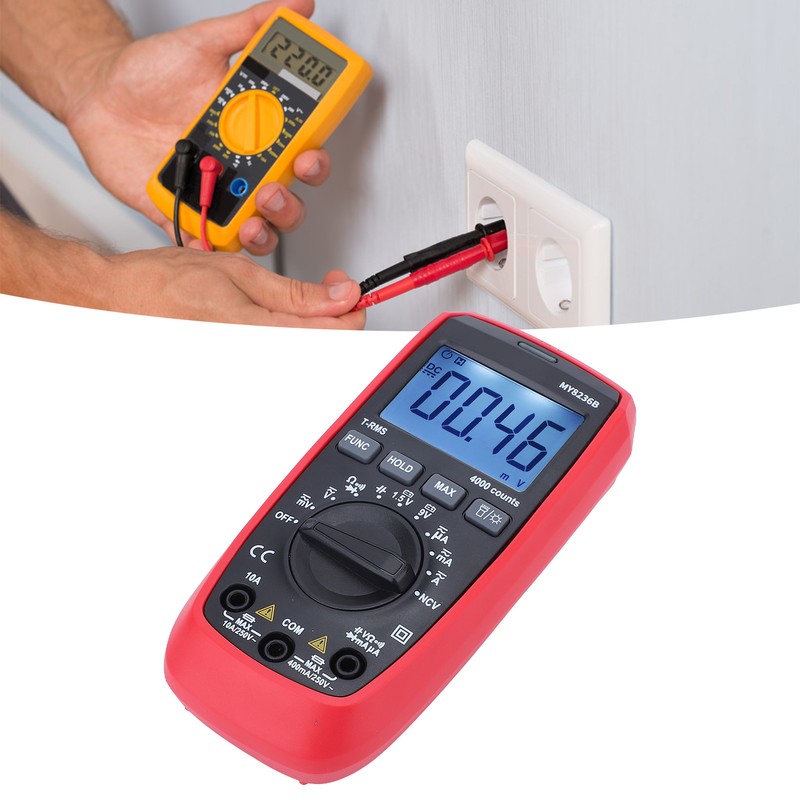 Digital Multimeter Tester Electrical Voltmeter Volt Multi Meter 4000 Counts