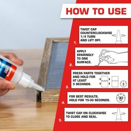Loctite Super Glue Professional Gel, Clear, 20 g Bottle, Pack of 1
