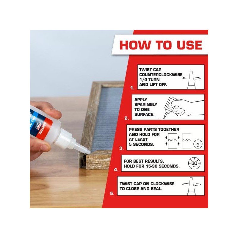 Loctite Super Glue Professional Gel, Clear, 20 g Bottle, Pack