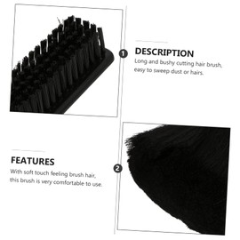 Gatuida 2Pcs Hair Cutting Neck Duster Hair Cleaning Brush Comfortable Bristles for Hairdressers Home Use Classic Design for Convenience