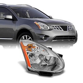 AKKON - Fits Rogue SUV Factory HID Type Clear Passenger Right Side Front Headlight Head Lamp Replacement