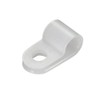sourcing map Nylon R-type cable clamps, cable clamps, fits wire