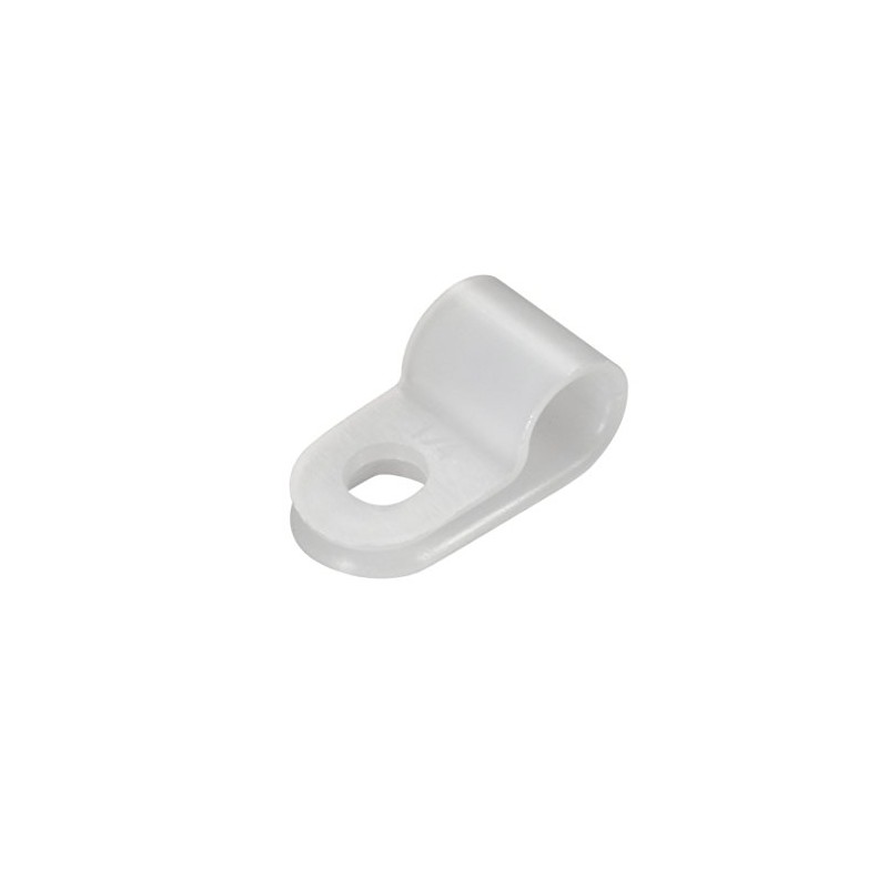 sourcing map Nylon R-type cable clamps, cable clamps, fits wire