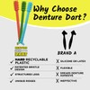 Denture Dart V3 Hard Plastic Denture Brush - Denture Gel