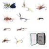 MAXIMUMCATCH Fly Fishing Pack of 10 Flies with Fly Box