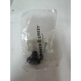 Sumner Street Home Hardware Lancaster Cabinet Knob Matte Black Round 1.125"