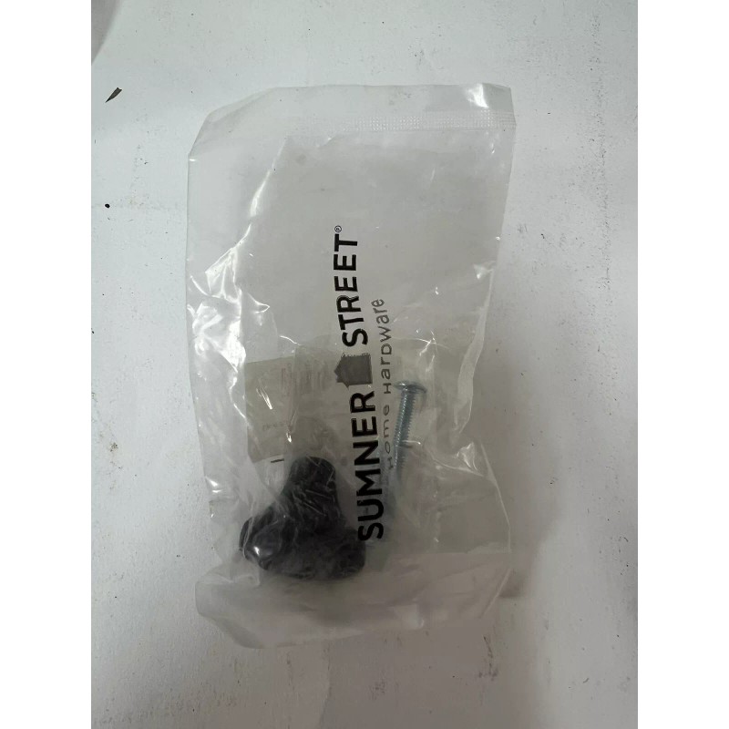 Sumner Street Home Hardware Lancaster Cabinet Knob Matte Black Round