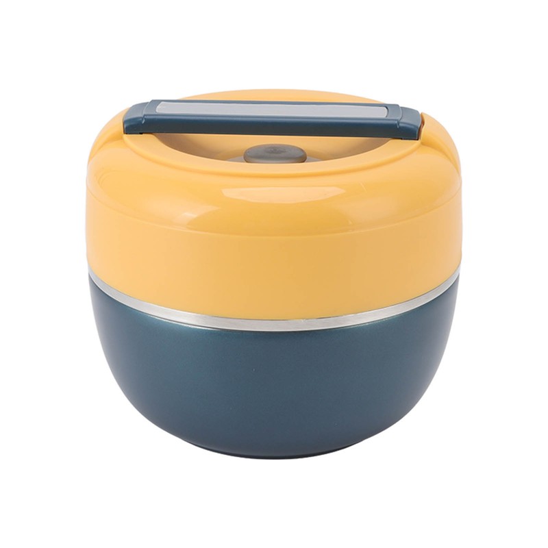 0.8L Stainless Steel Thermal Lunch Box 2 Layer Insulated Lunch
