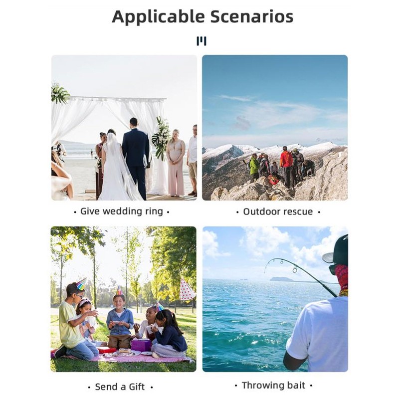 Zhjvihx Drone Airdrop System for Mavic AIR 3, 500g Load,