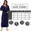 ccko Mens Robe with Hood, Big and Tall Warm Soft