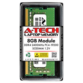 A-Tech 8GB RAM for Lenovo IdeaPad 1/1i Laptop | DDR4 2400MHz PC4-19200 SODIMM 1.2V 260-Pin Non-ECC SO-DIMM Memory Upgrade
