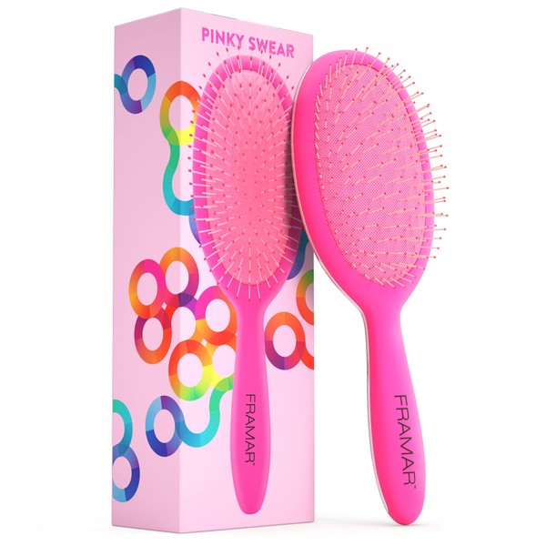 Framar Detangling Brush for Curly Hair - Hair Brushes for Women Detangler, Hair Brush for Women, Hair Detangler Brush for Curly Hair, Elegant Hair Brush, Detangler, Children's Hair Brush