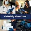 Nitras 8324 Indigo Wave Powder-Free, Non-Sterile, Medical Nitrile Disposable Gloves,