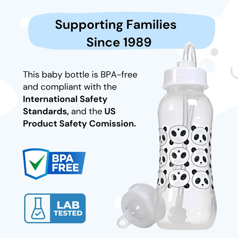 Hands-Free Baby Bottle - Anti-Colic Nursing System 9 oz Baby