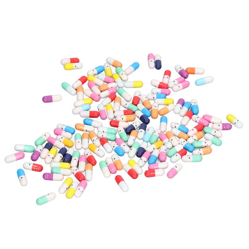 370Pcs Message Capsules Deliver Message Cute Patterns Cute Love Capsules