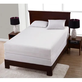 All-in-One Mattress Protector, Zippered Encasement, Water & Stain Resistant, Triple Seal Protection, Full, White