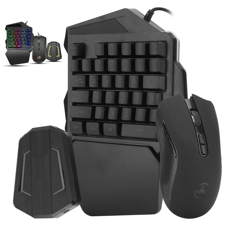 Keyboard Mouse Converter Gaming Adapter Base Kit Mobile Version Fit