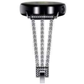 KADES Compatible for Galaxy watch Strap 40mm 44mm,20mm women Bling Metal Bracelet for Galaxy Watch 7/6/5/4 strap 40mm 44mm, Galaxy Watch 6 Classic strap 47mm 43mm,Galaxy Watch 4 Classic strap,Black