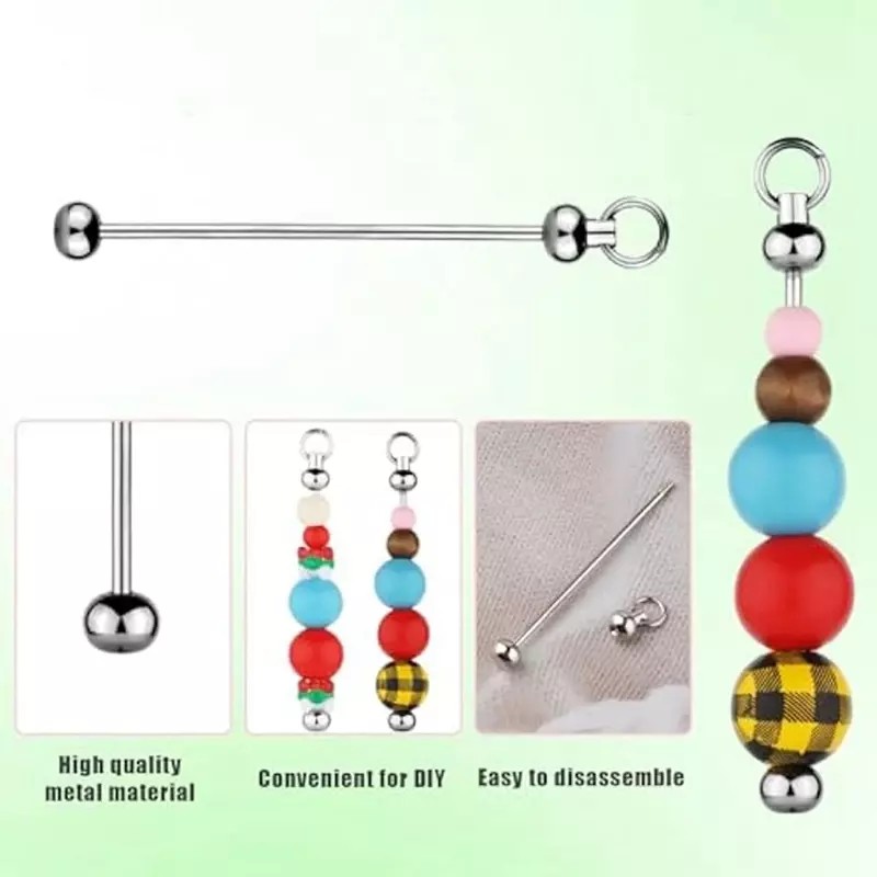 Unbranded Beadable Keyring Bar