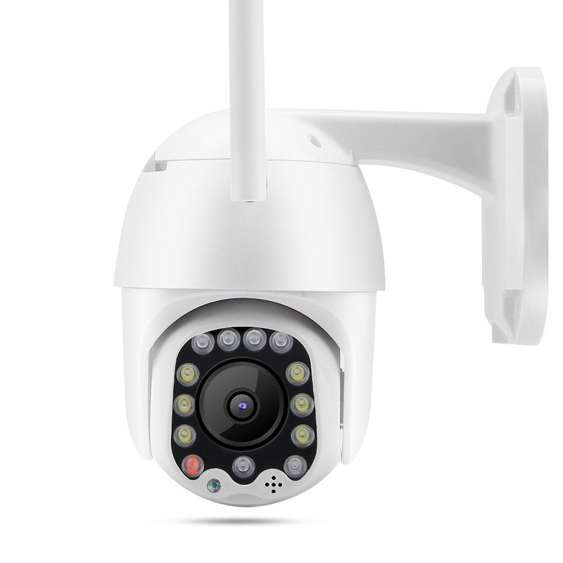 2.5in 1080P 13LED WiFi PTZ Dome Security Camera Outdoor IP65