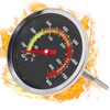 Stainless Steel BBQ Smoker Grill Thermometer - Precise Temperature Gauge