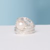 Silpada 'Nested Cultured Pearl' 9.5-10 mm Freshwater Cultured Pearl Ring