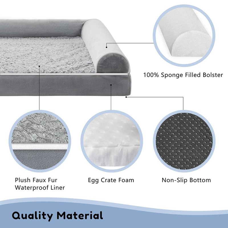 WESTERN HOME Dog Beds Large Sized Dog, Orthopedic Dog Bed