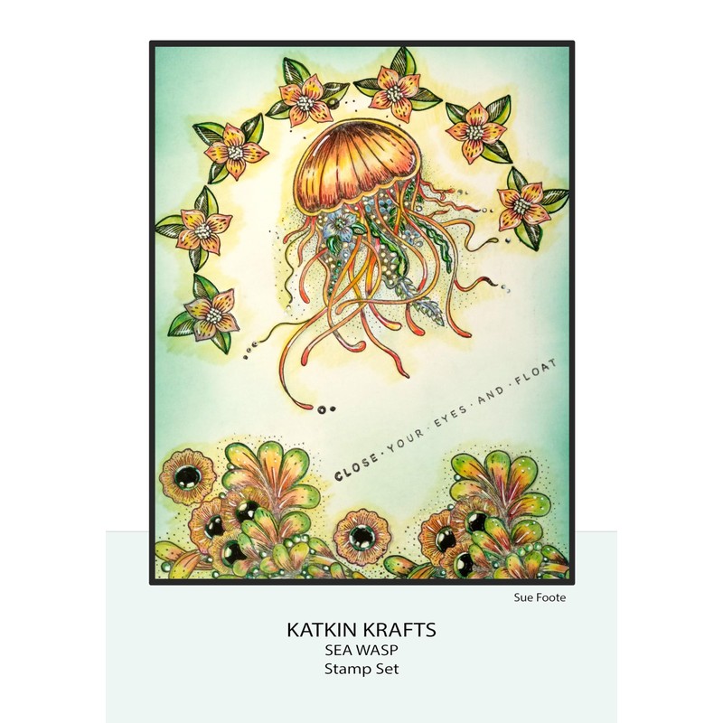 Katkin Krafts - A5 Sea Wasp Stamp Set