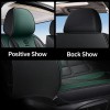 Xiangta Hot Selling Luxury Green Leather Seat Covers Universal Full