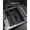 LANGBEAN Double-Layer Center Console Organizer for 2025 2024-2020 Ford Explorer,