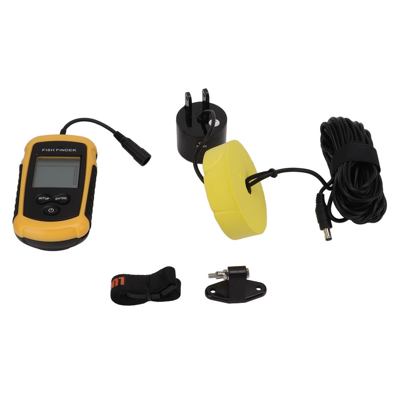 Wired Fish Finder ABS Portable Sonar Intelligent Underwater Fishfinder with