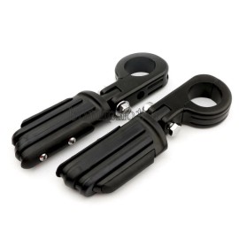 Unbranded 1.5"  1-1/2 inch Engine Guard / Crash Bar Foot Pegs For Honda Yamaha Kawasaki