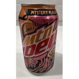 Mountain Dew Voo Dew 2022 Mystery Flavor Full 12 OZ. Can Limited Edition Sealed