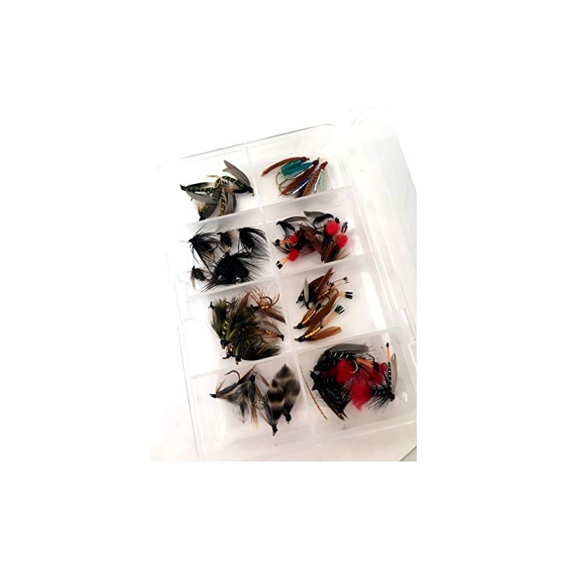 BestCity 50 plus Fishing Flies WET Selection FLY Selection TROUT
